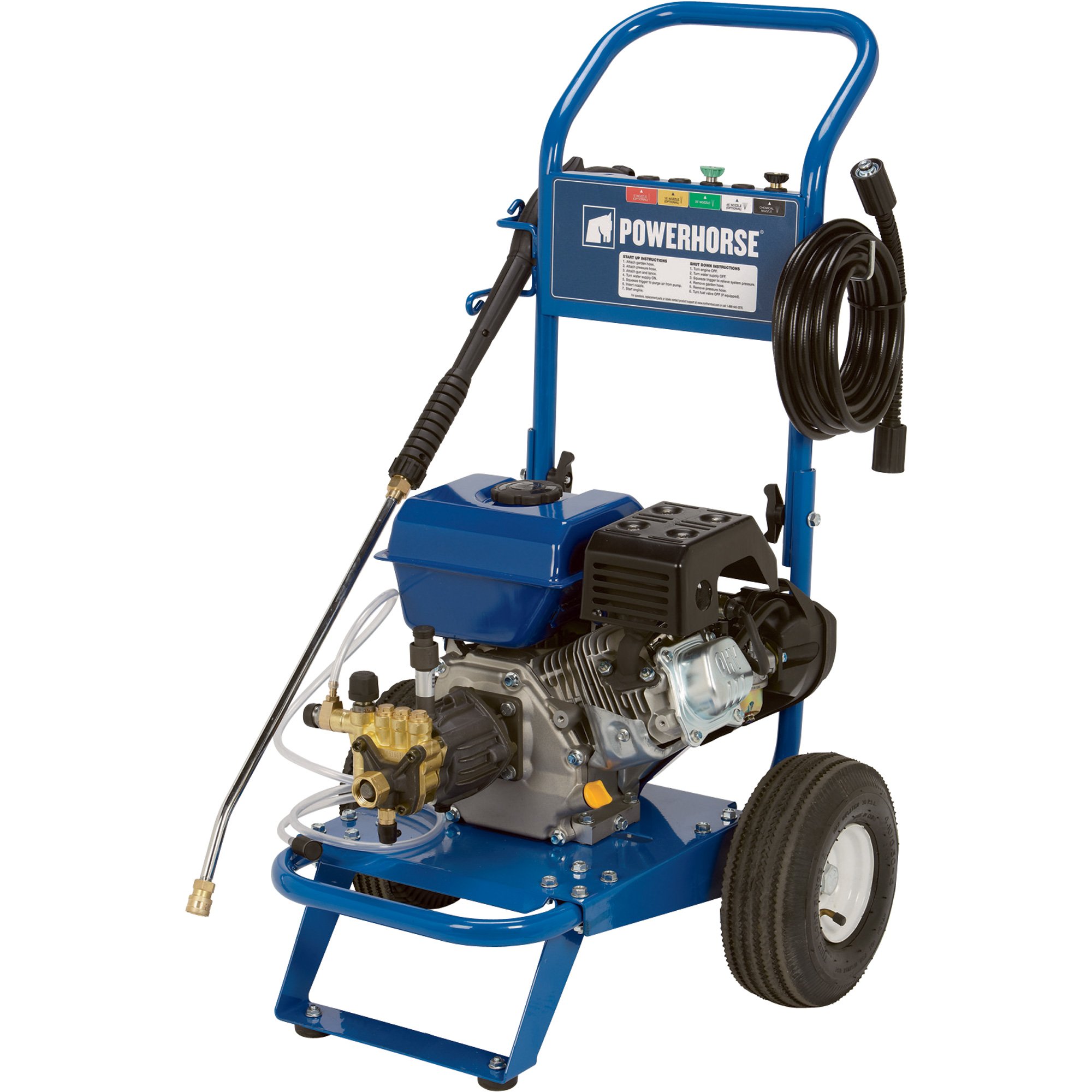 Powerhorse Gas Cold Water Pressure Washer — 2.5 GPM, 3000 PSI, Model# 1577149